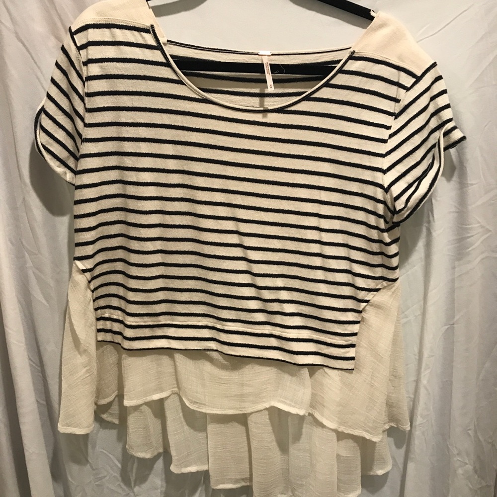Striped Free People blouse